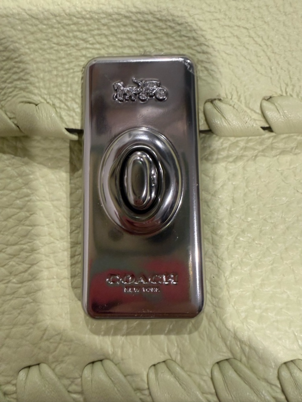 Coach Leather Crossbody Bag in Lime Green - Picture 4 of 7